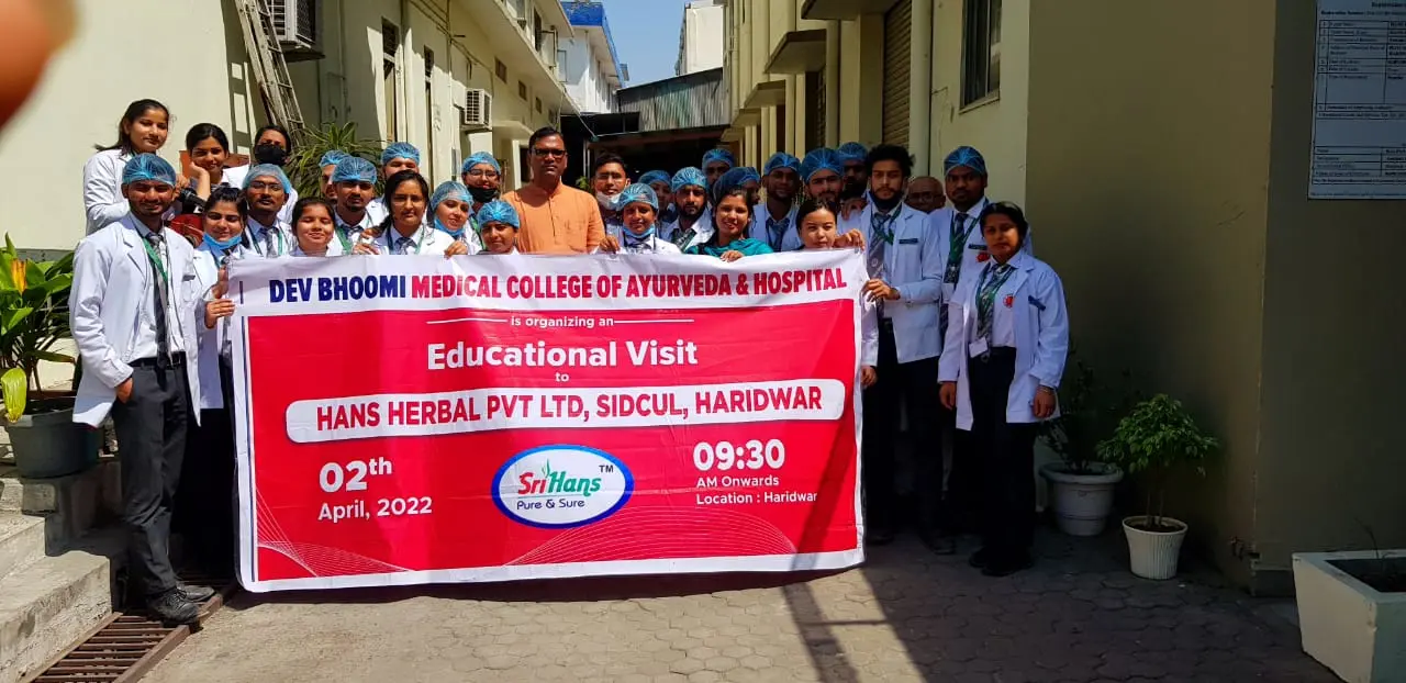 Educational Tour to Hans Herbal Pvt Ltd, Sidcul, Haridwar
